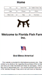 Mobile Screenshot of floridafishfarms.com